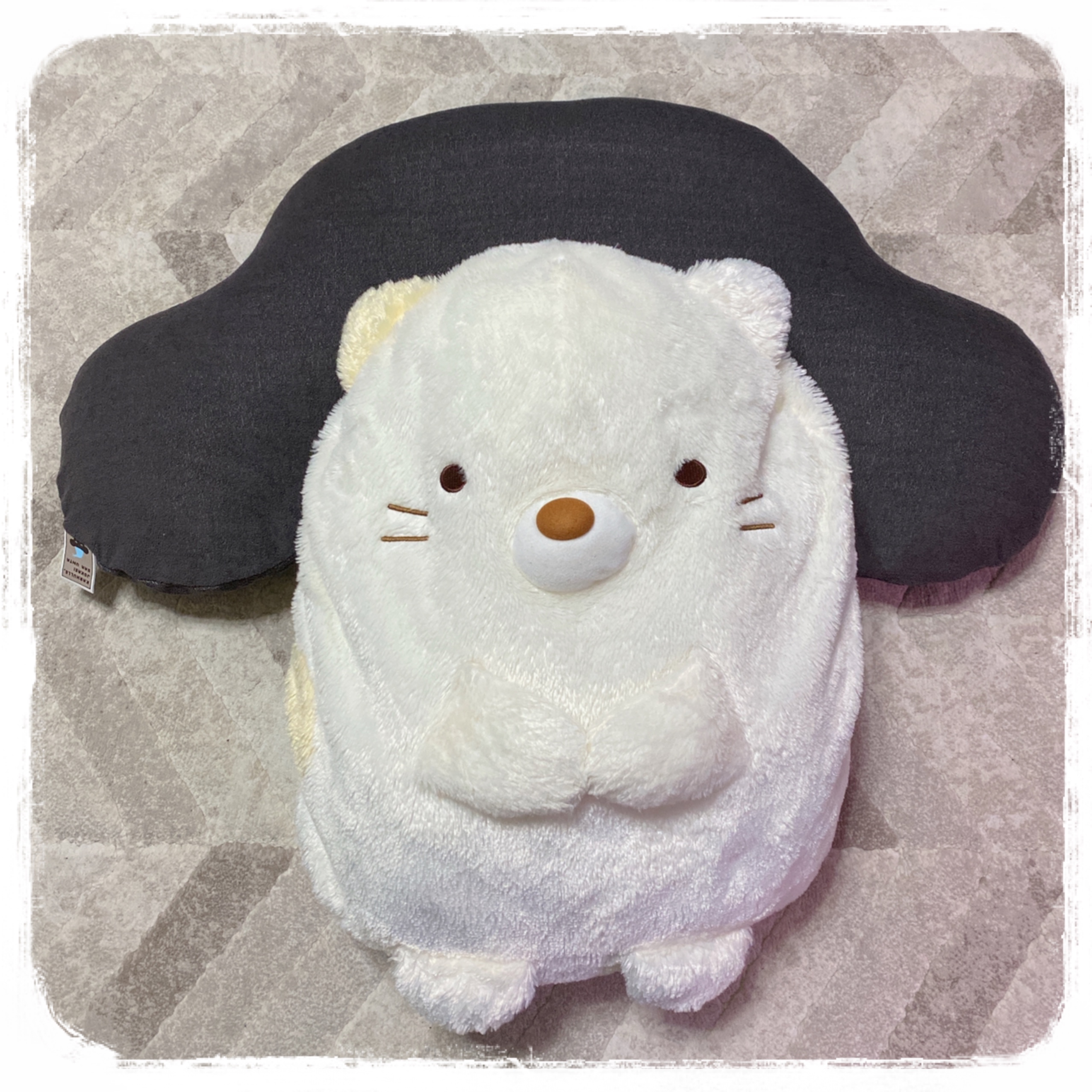 ほぼ日　くまのさかだちまくら（ホワイトカバー付） ねむれないくまの冬眠セット｜布団・枕・寝具の通販