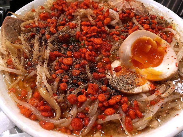 ジロリアン 町屋 新店 浅草開化楼特製麺の赤坂本店直営二郎系店 新 喜劇らーめん食べ歩き 18
