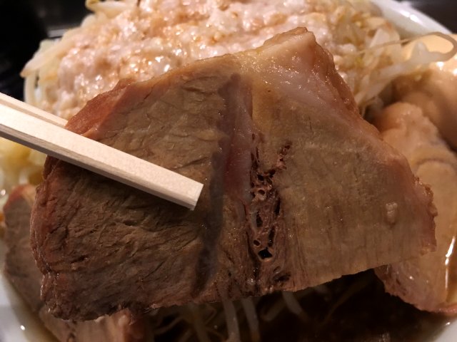 ジロリアン 町屋 新店 浅草開化楼特製麺の赤坂本店直営二郎系店 新 喜劇らーめん食べ歩き 18