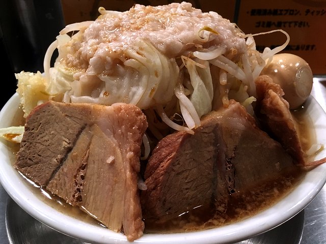 ジロリアン 町屋 新店 浅草開化楼特製麺の赤坂本店直営二郎系店 新 喜劇らーめん食べ歩き 18