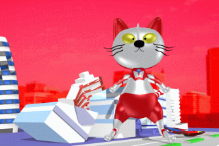 ウルトラニャン 第14話 バルちゃん円盤襲来 めちゃセコイア2