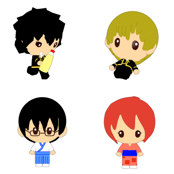 デフォルメ銀魂 ２d落書き風 めちゃセコイア2