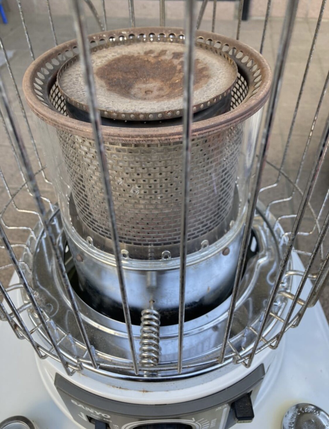 サンヨー OHC-496 石油ストーブ 整備 : 男とロマンと時々機械
