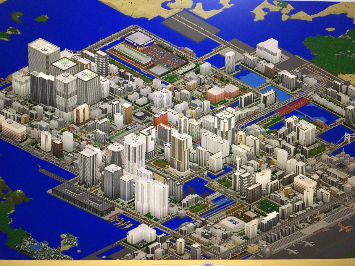 マインクラフト現代建築とは 2つの巨大な架空都市 きいらすのマイクラ建築ブログ マインクラフト現代建築とは 2つの巨大な架空都市 きいらすのマイクラ建築ブログ