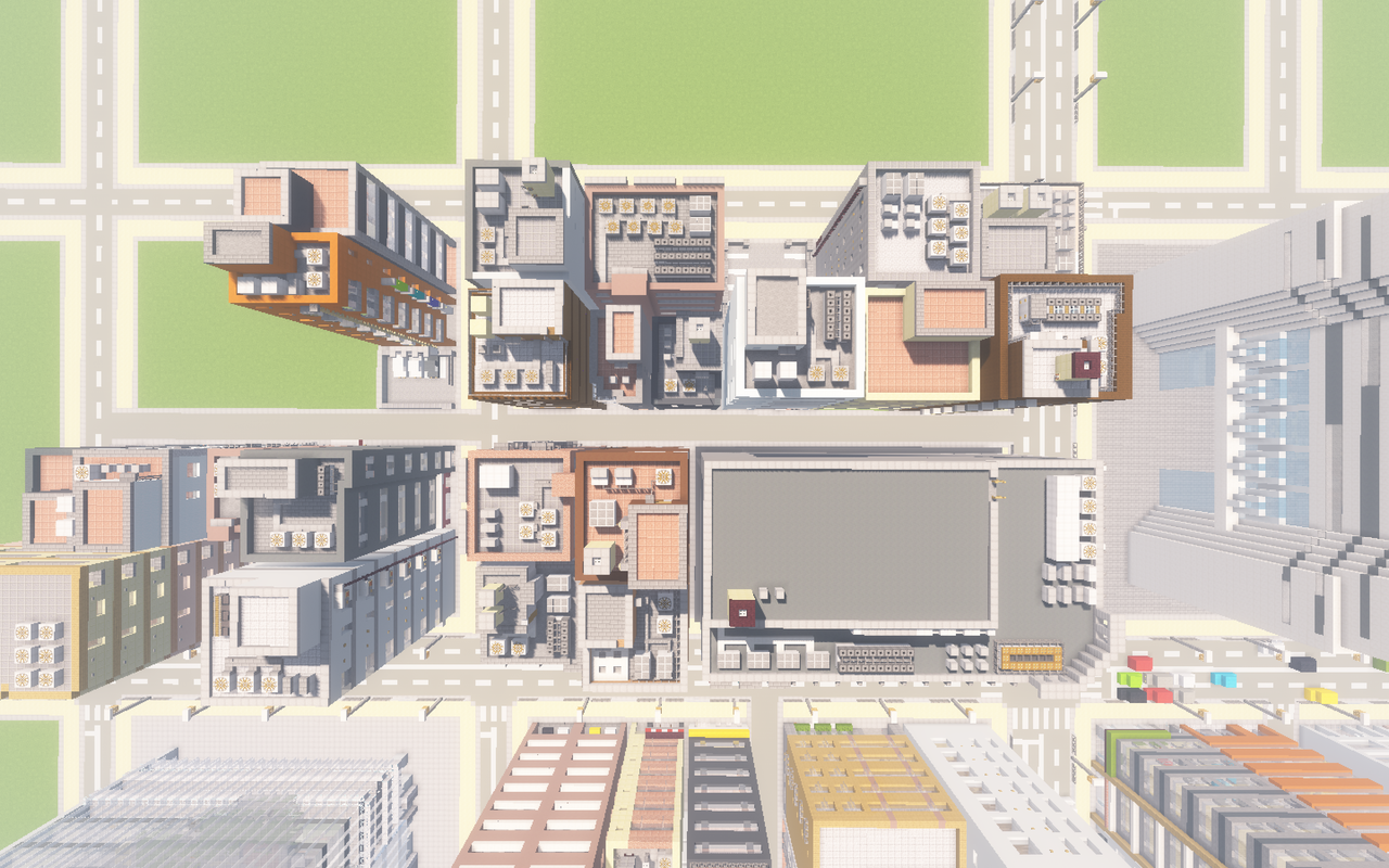 建築物は使い分けをしていくべき マイクラ都市開発 きいらすのマイクラ建築ブログ