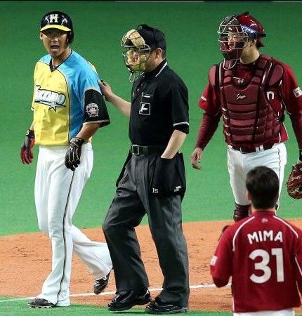 中田翔 太ももに死球 ブチギレであわや乱闘 なんｊスポーツ