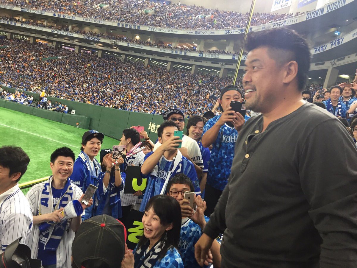 野球 中村紀洋氏が東京dで観戦 人生初のスタンド応援 なんｊスポーツ