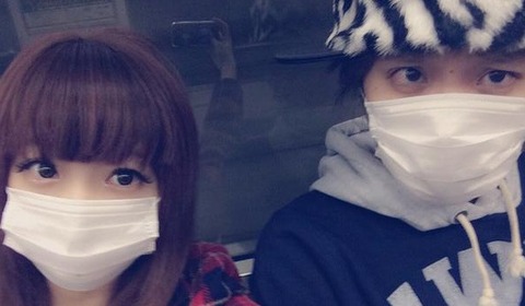 マスクの深瀬ときゃりーぱみゅぱみゅ