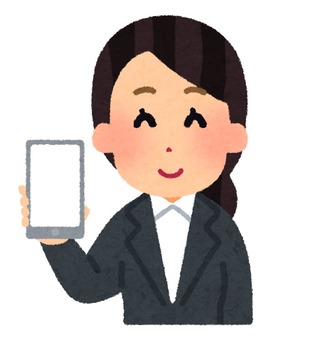 smartphone_blank_businesswoman