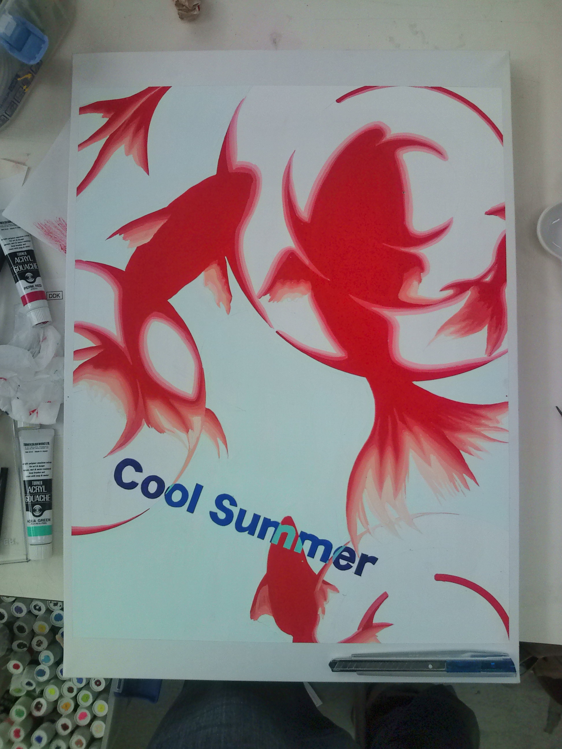 涼しい夏 描的な修行時代