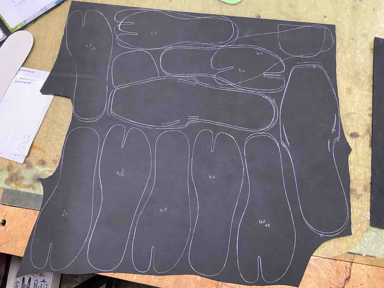 萬重のお弁当と本底の型入れ 靴を作るが靴職人と呼ばれるのはちょっと つくりて野島と新人マキコのブログ 萬重のお弁当と本底の型入れ 靴を作るが靴職人と呼ばれるのはちょっと つくりて野島と新人マキコのブログ