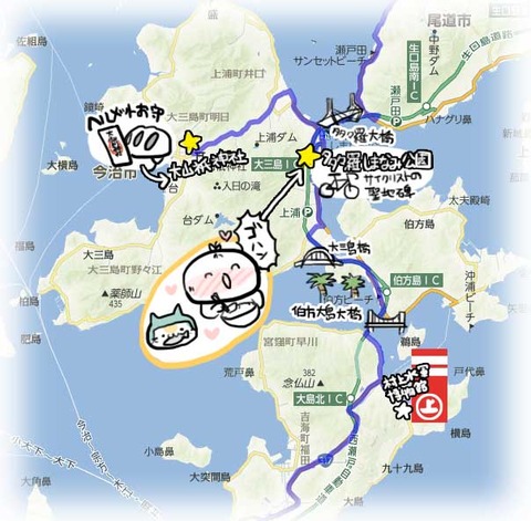 大三島MAP