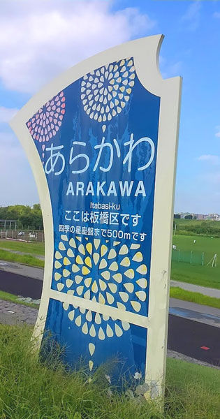 荒川看板