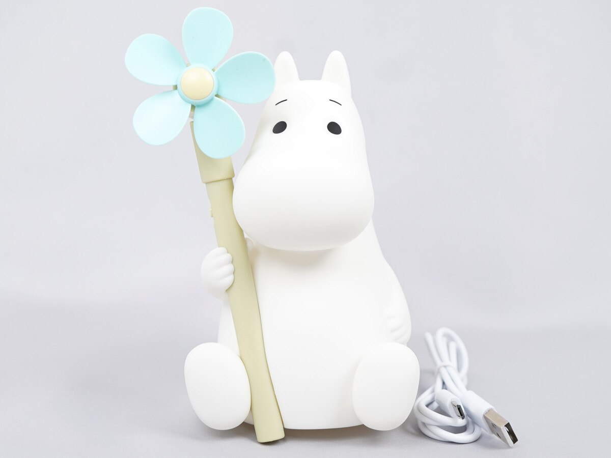 MOOMIN ミニ扇風機 ムーミンとお花 BOOK