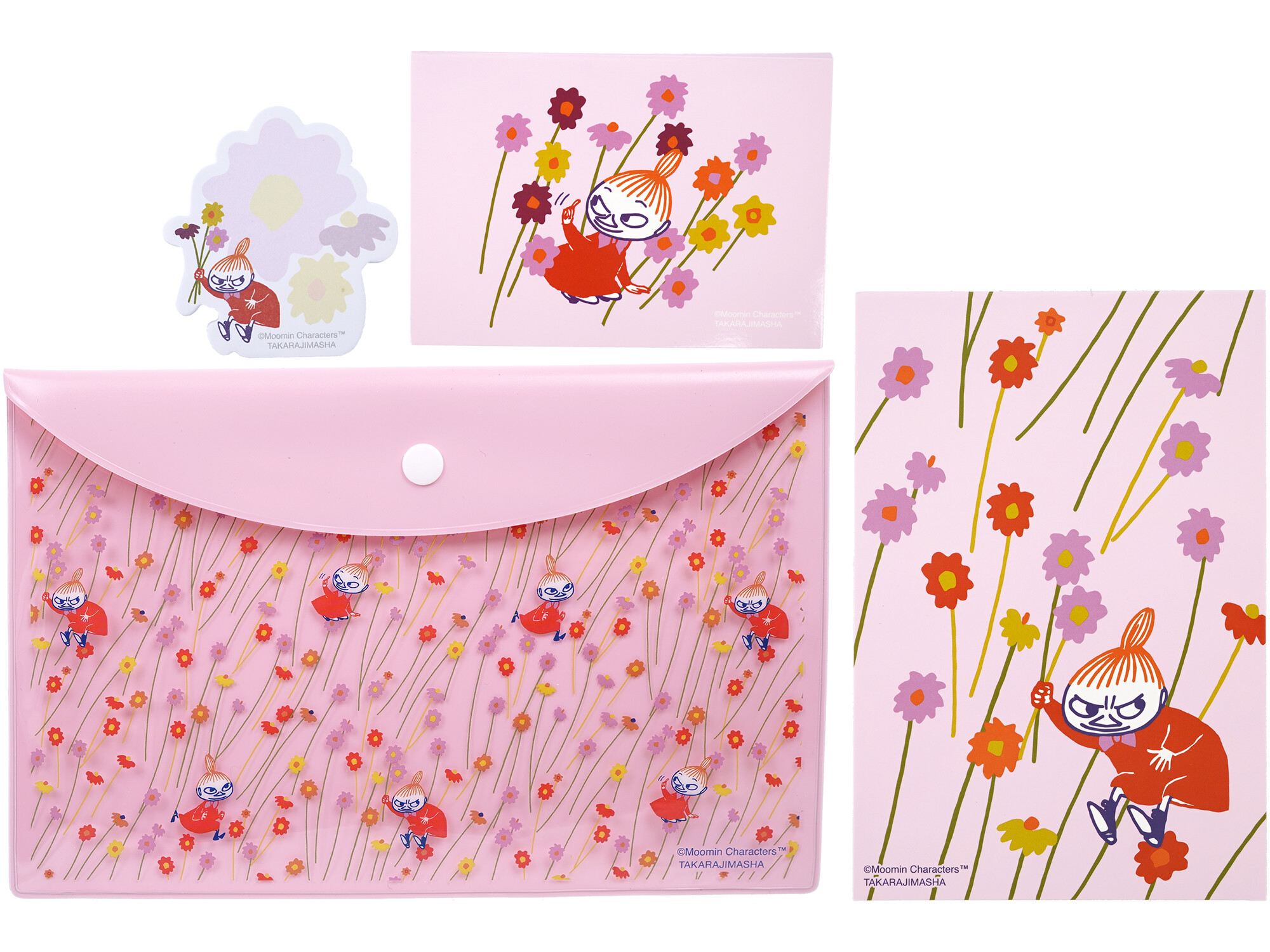 MOOMIN 書くのが楽しくなる リトルミイ ステーショナリー4点セット BOOK