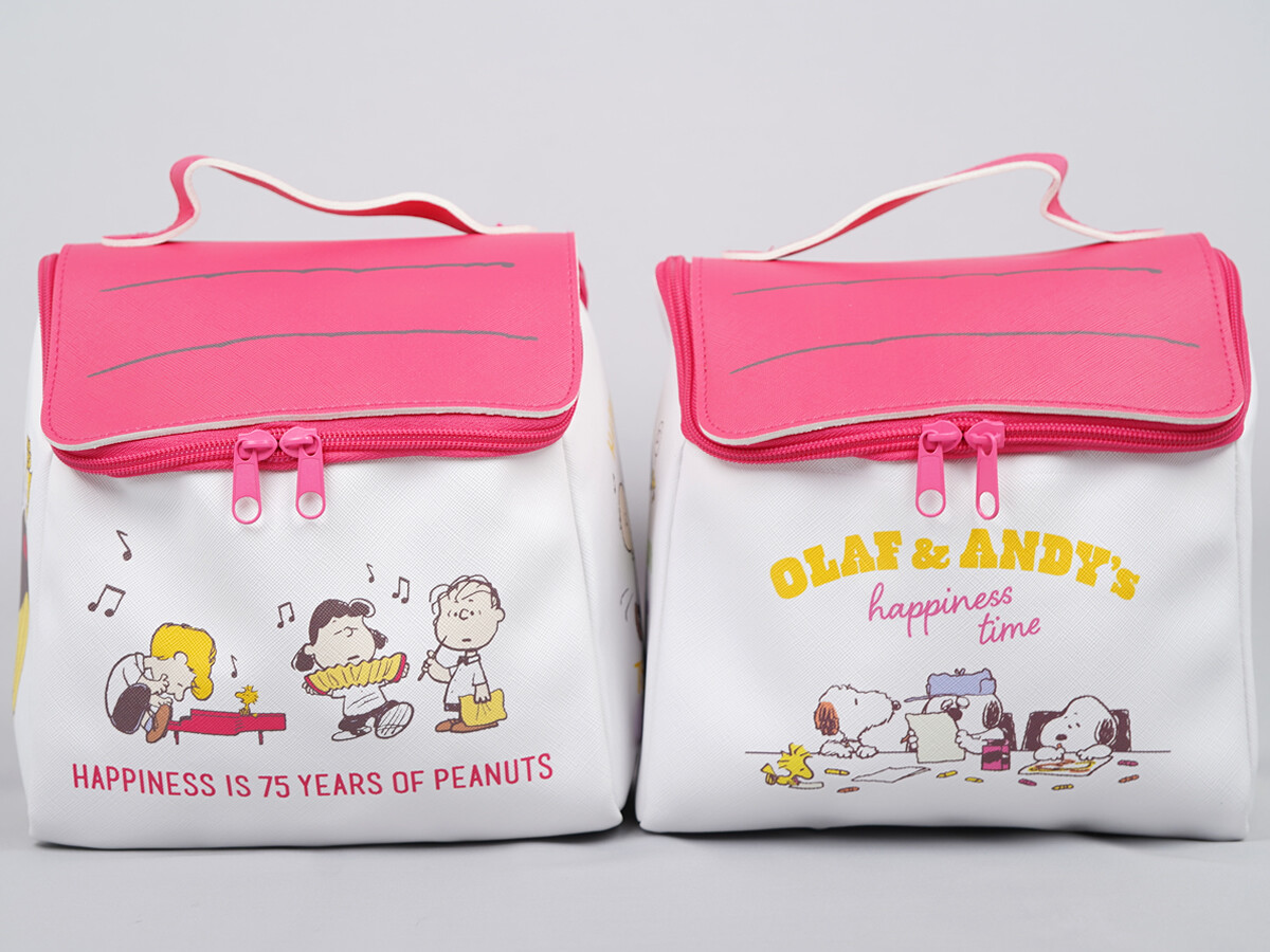 SNOOPY スヌーピーハウスのマルチに使える収納ポーチ BOOK 75th ANNIVERSARY DESIGN/OLAF & ANDY's happinesstime