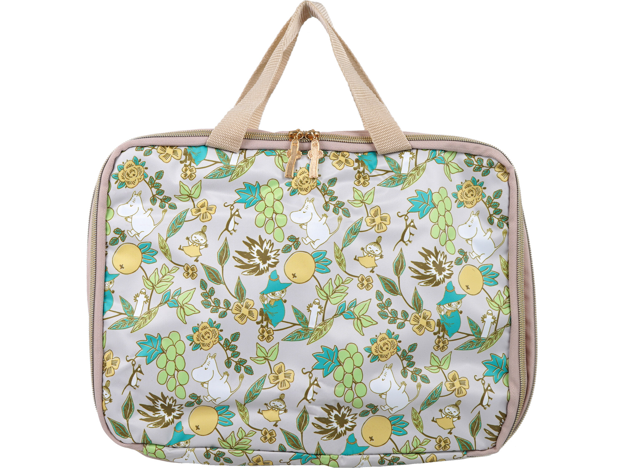 MOOMIN 閉めるだけでスリムに! たっぷり入る圧縮収納ポーチ BOOK