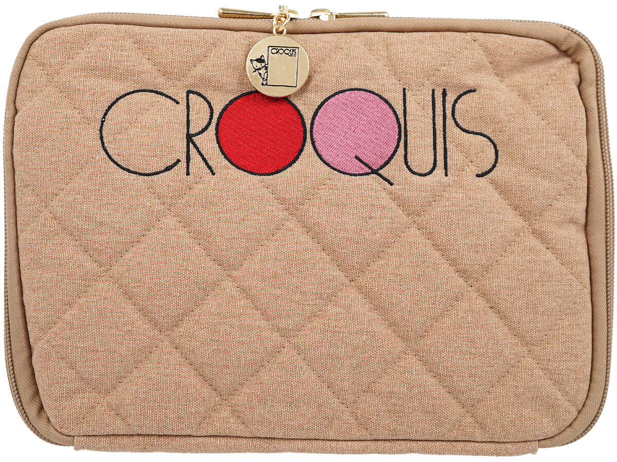 CROQUIS LOVE! 「クロッキーブック」じゃばらポーチBOOK 《付録》 ふわふわじゃばらポーチ