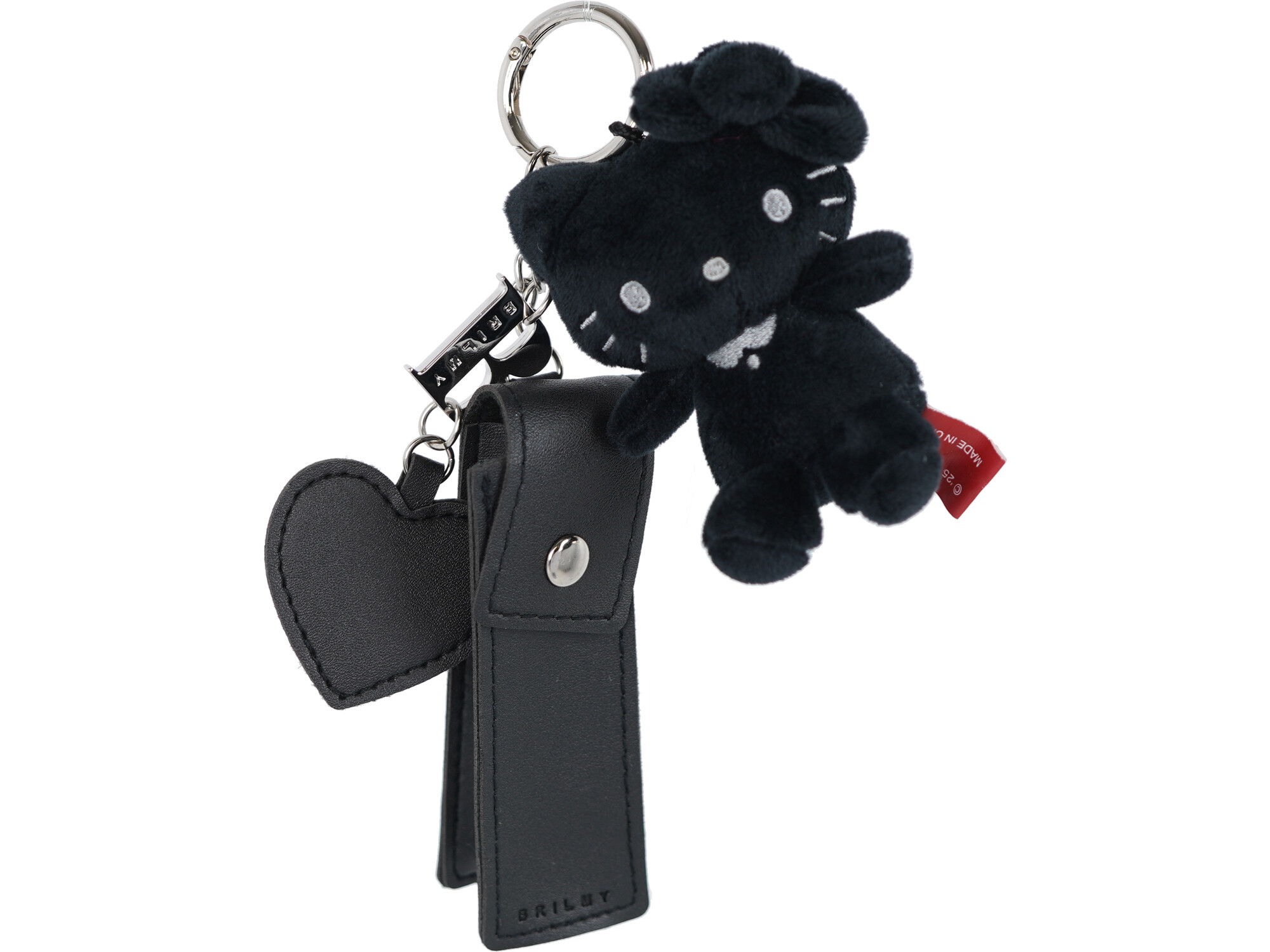 HELLO KITTY × BRILMY いつでもササッとお直しできる ズボラに優しいミラー付きリップチャーム BOOK BLACK ver. SPECIAL PACKAGE