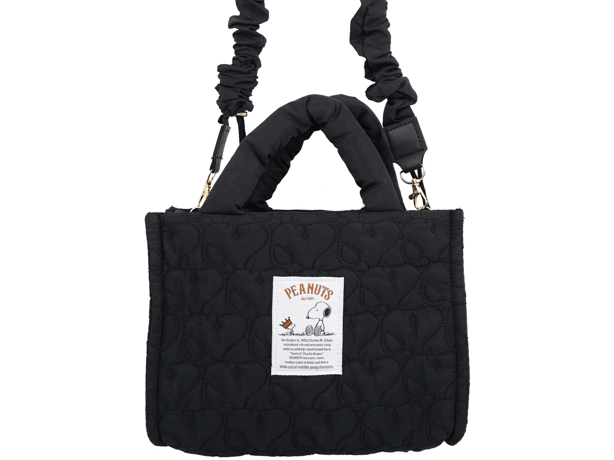 SNOOPY 2WAY QUILTING BAG スヌーピーがいっぱい! 軽量キルティングバッグ BOOK
