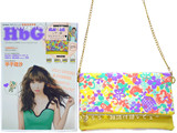 HbG 2013 SPRING & SUMMER Cameron Summer Party! 《付録》 ネオン＆花柄 レザー調マルチクラッチ