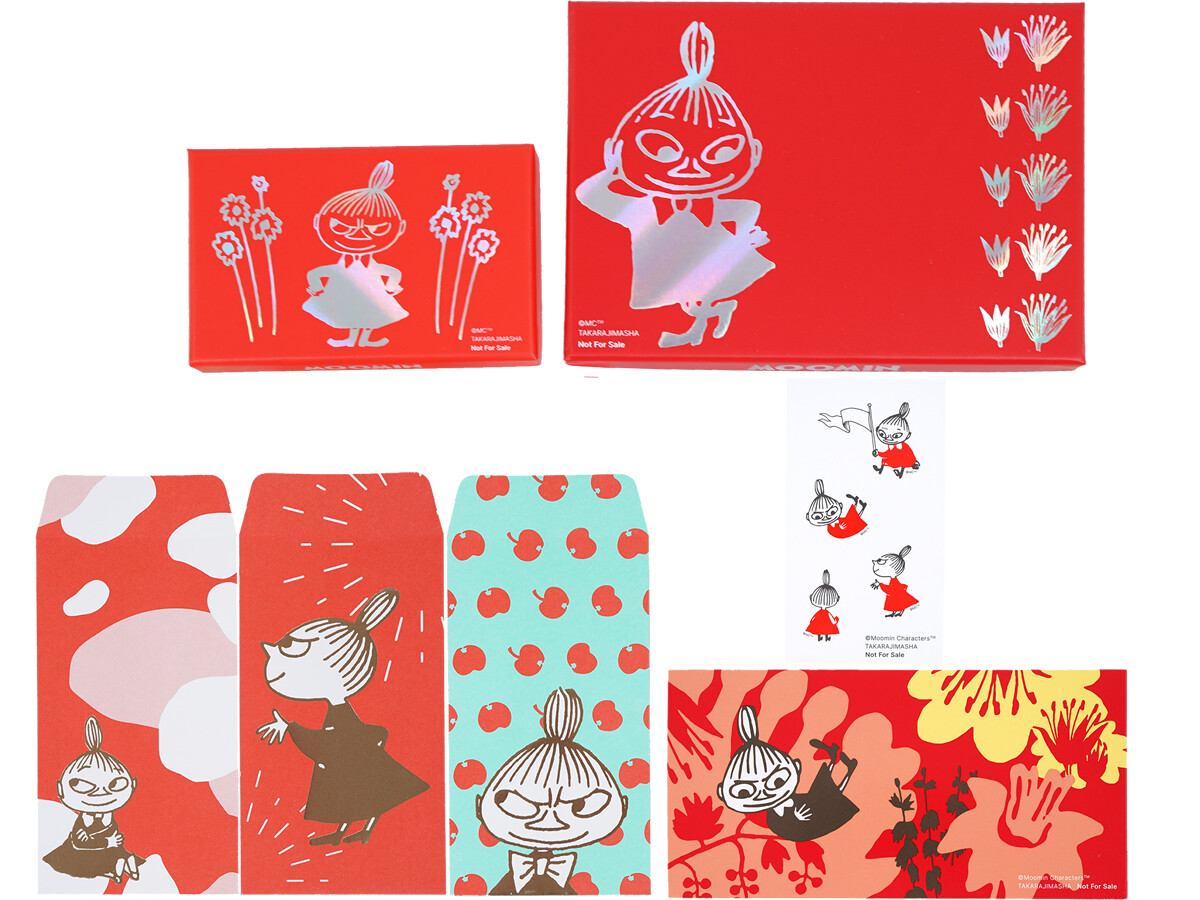 In Red (インレッド) 2023年 1月号増刊 《付録》 MOOMIN（ムーミン）リトルミイ× InRed 新春！レッドな7点セット