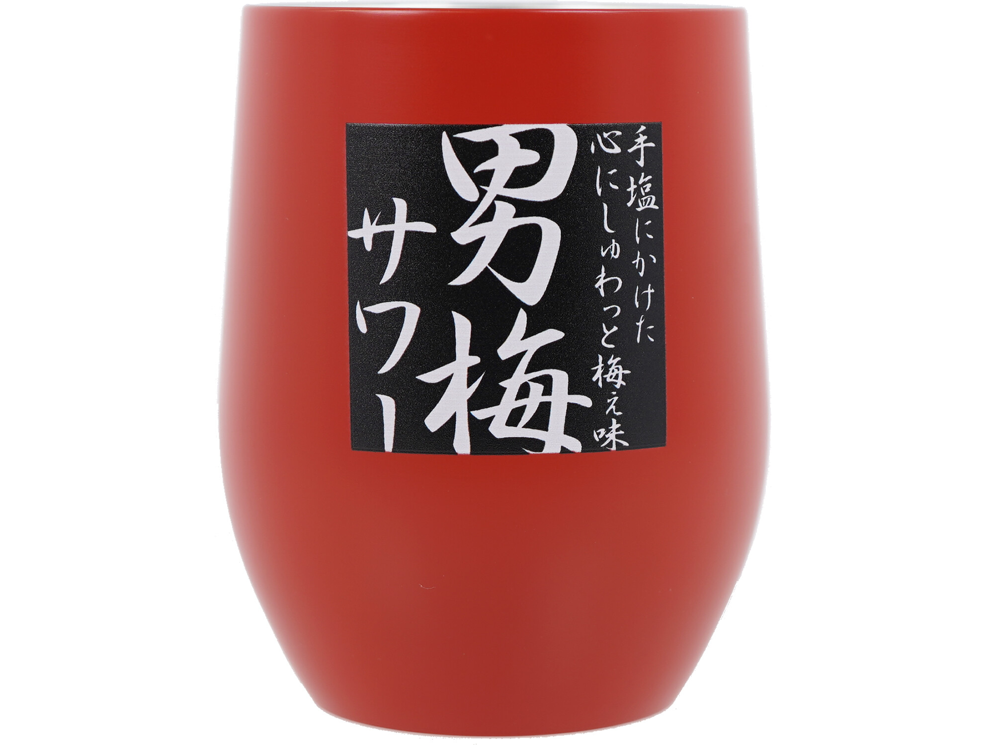 唯一無二の梅干し感 男梅サワー 真空断熱タンブラーBOOK