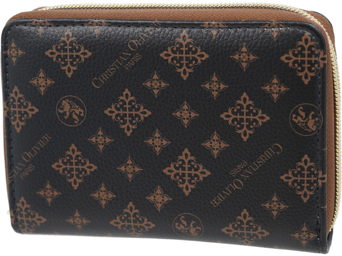 CHRISTIAN OLIVIER PARIS カードがいっぱい入る じゃばら式 財布BOOK Brown