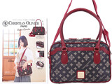 CHRISTIAN OLIVIER PARIS Boston Chocolat 《付録》 モノグラム柄ボストンバッグ