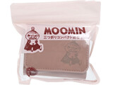 MOOMIN 三つ折りコンパクト財布 BOOK PINK BEIGE