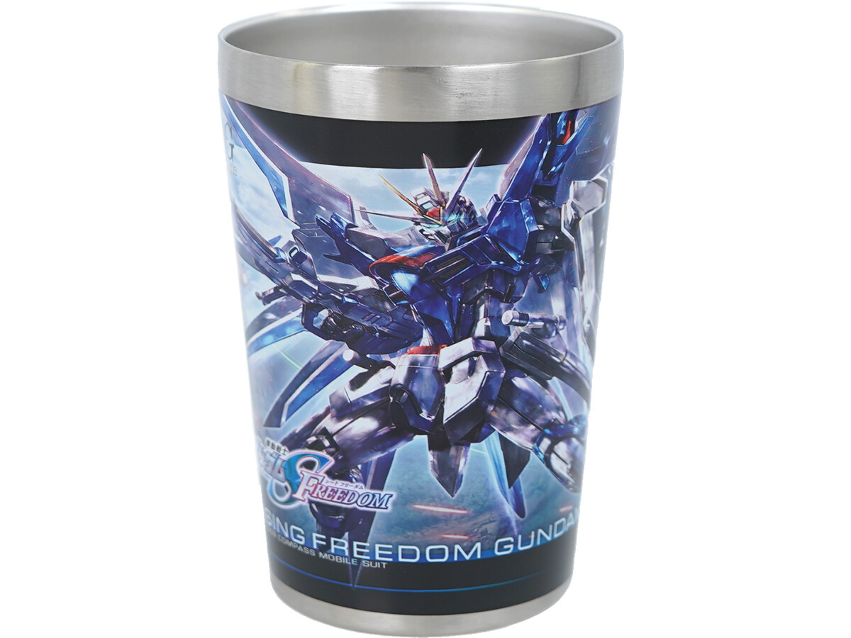 GUNPLA CUP COFFEE TUMBLER BOOK 機動戦士ガンダムSEED FREEDOM HG 1/144 RISING FREEDOM GUNDAM 《付録》 真空断熱タンブラー