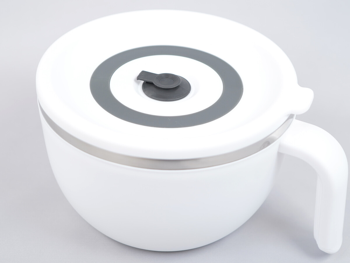 お湯を注ぐだけで袋麺が作れる! 保温力が高い二重構造ラーメンどんぶり BOOK