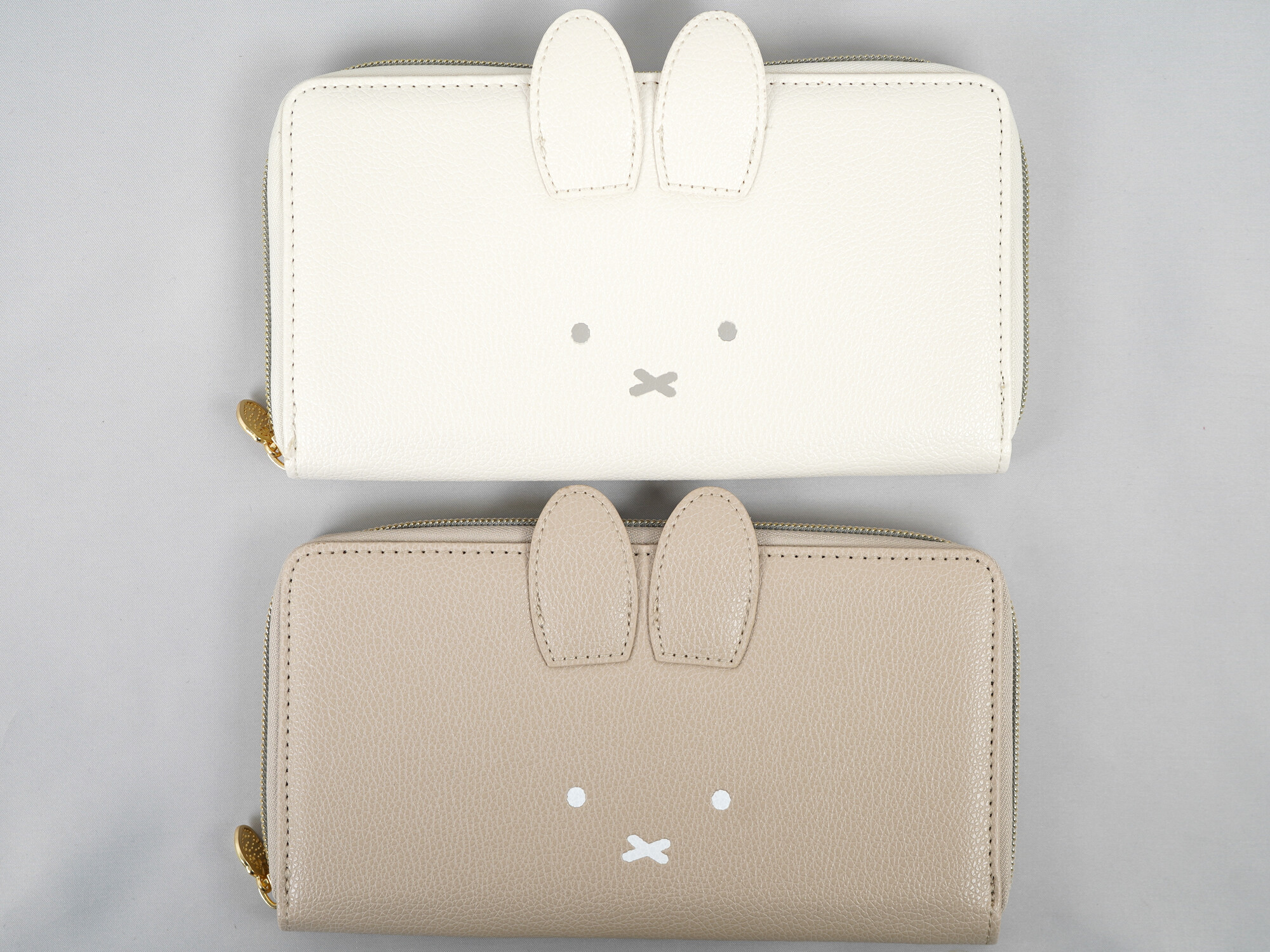 miffy 耳つき14ポケット長財布 BOOK 全2種 ホワイトver./グレージュver.