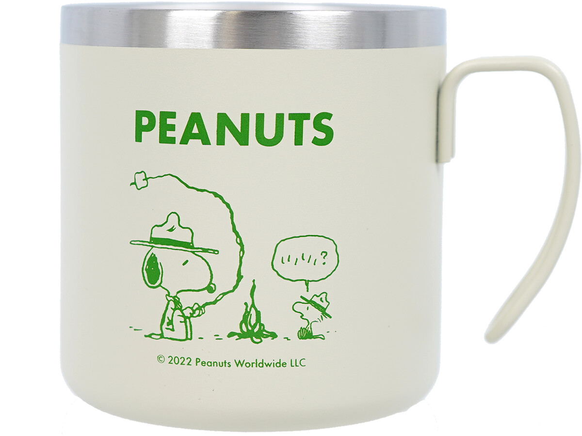 SNOOPY HAPPY CAMPERS by LOGOS 真空断熱マグタンブラーBOOK Sand 