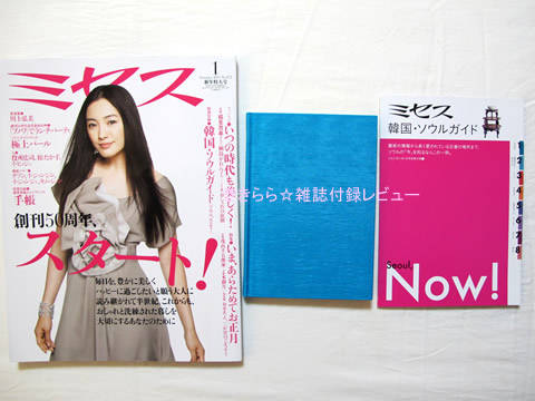 稲葉賀惠さんデザインのオリジナル手帳 ソウル Now ミセス 11年 01月号 ブランドコラボ付録の詳細画像 稲葉賀惠さんデザインのオリジナル手帳 ソウル Now ミセス 11年 01月号 ブランドコラボ付録の詳細画像