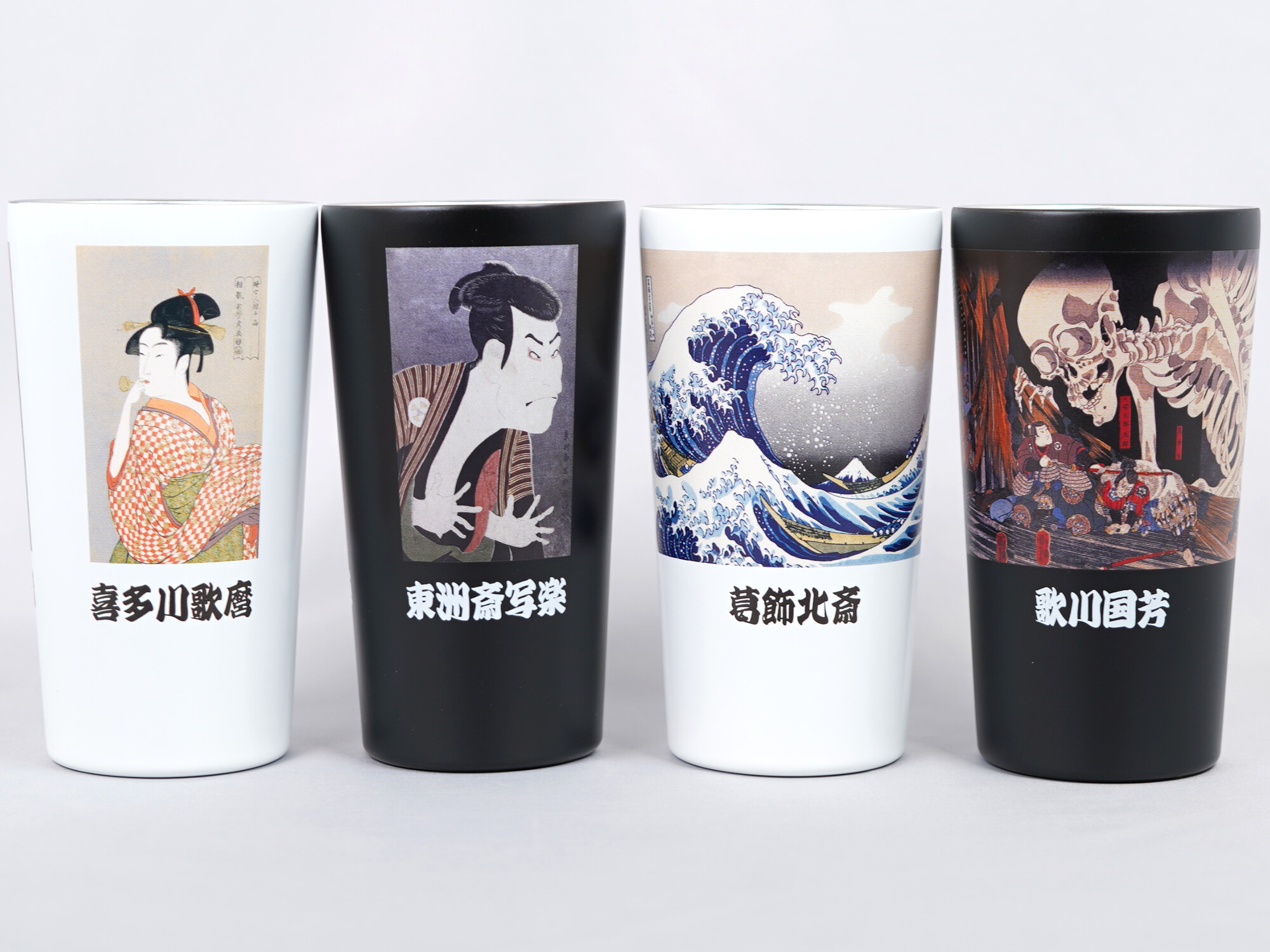 江戸のメディア王が仕掛けた浮世絵師タンブラー 全4種