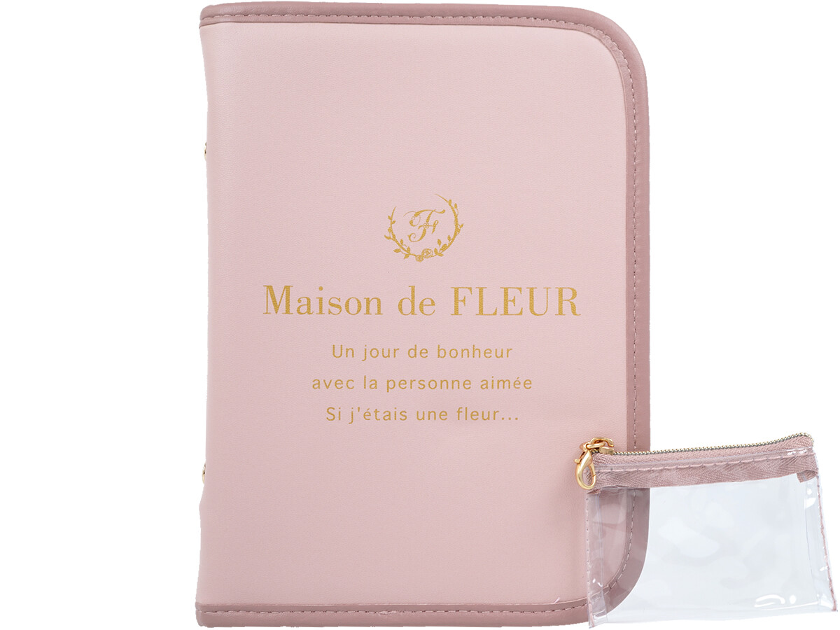 Maison de FLEUR BOOK マルチケース付き PINK 《付録》 マルチケース