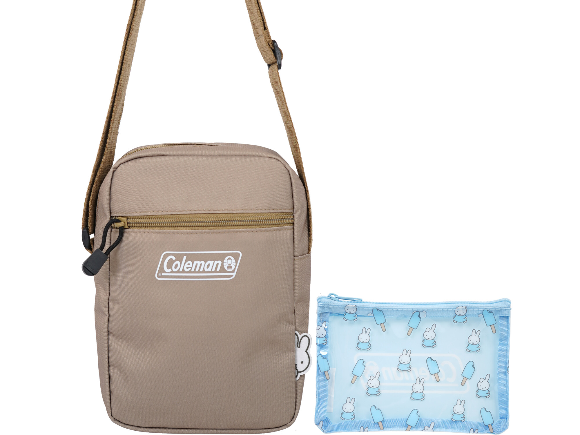 リンネル 2026年 9月号 《付録》 miffy × Coleman [ミッフィー × コールマン] 夏のおでかけがもっと楽しく！ショルダーバッグ＆夏柄クリアポーチ