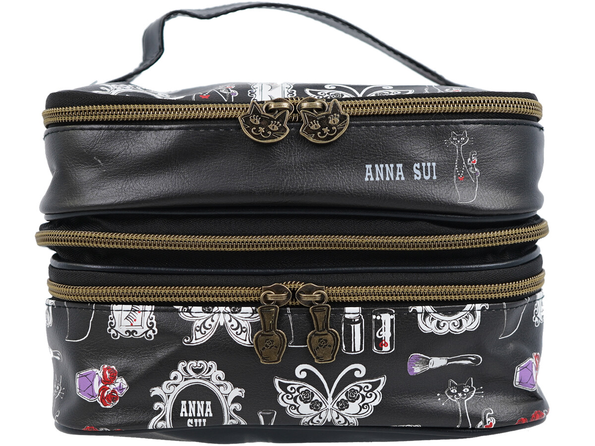 ANNA SUI COLLECTION BOOK 2つに分かれるバニティポーチ