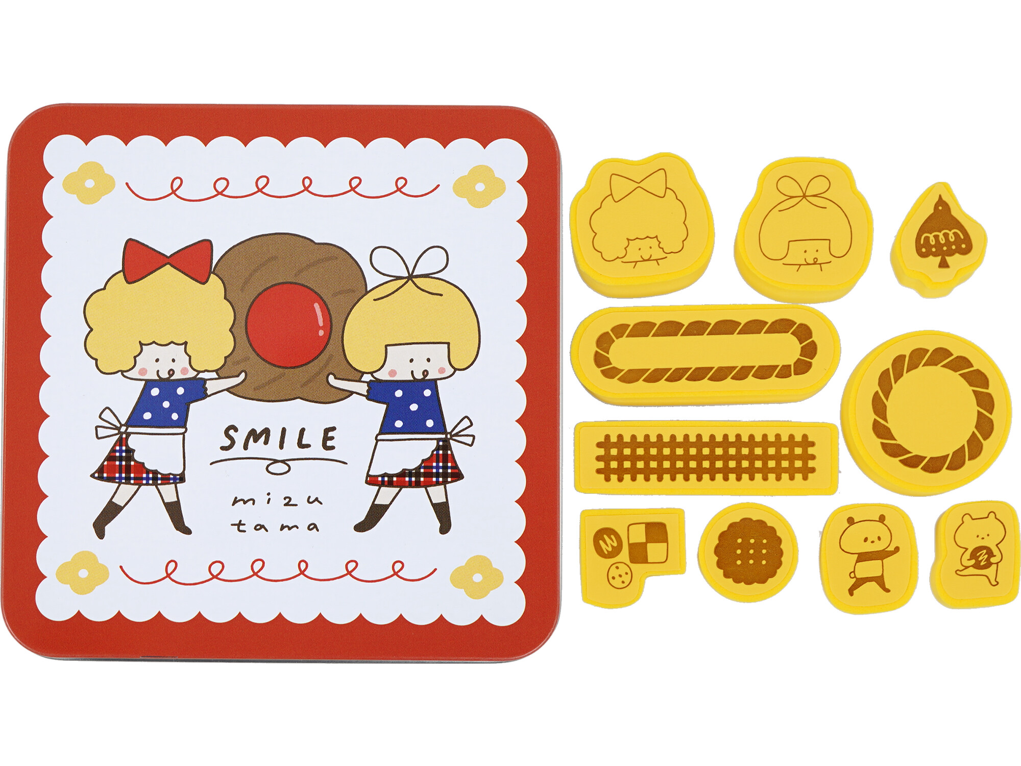mizutamaのクッキーみたいなはんこと缶のセットBOOK : ききらら☆雑誌