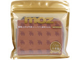 moz 整理上手な牛革コンパクト財布BOOK BROWN ver. 