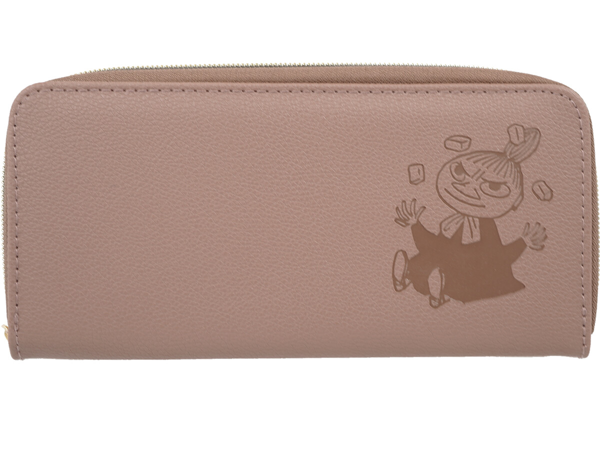 MOOMIN カードが見やすい 大容量じゃばら式長財布 BOOK ROSE BROWN