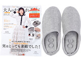 大人のおしゃれ手帖 2021年 3月号増刊 《付録》 PLAIN PEOPLE(プレインピープル)男女兼用・洗えるルームシューズ