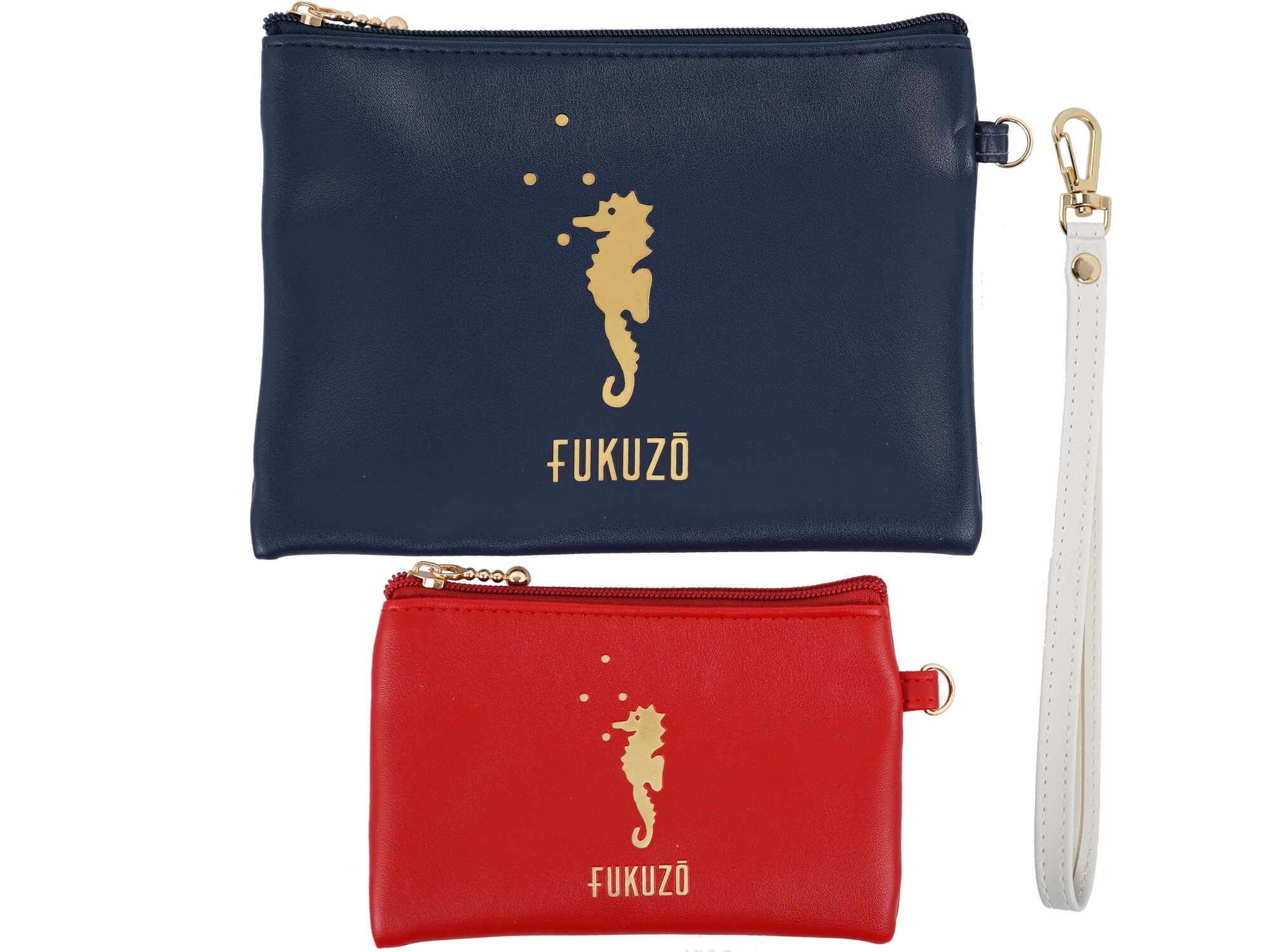 素敵なあの人 2026年 1月号 《付録》 祝★創業80周年 ハマトラファッションの代名詞 FUKUZŌ [フクゾー] ストラップつきレザー調ポーチセット