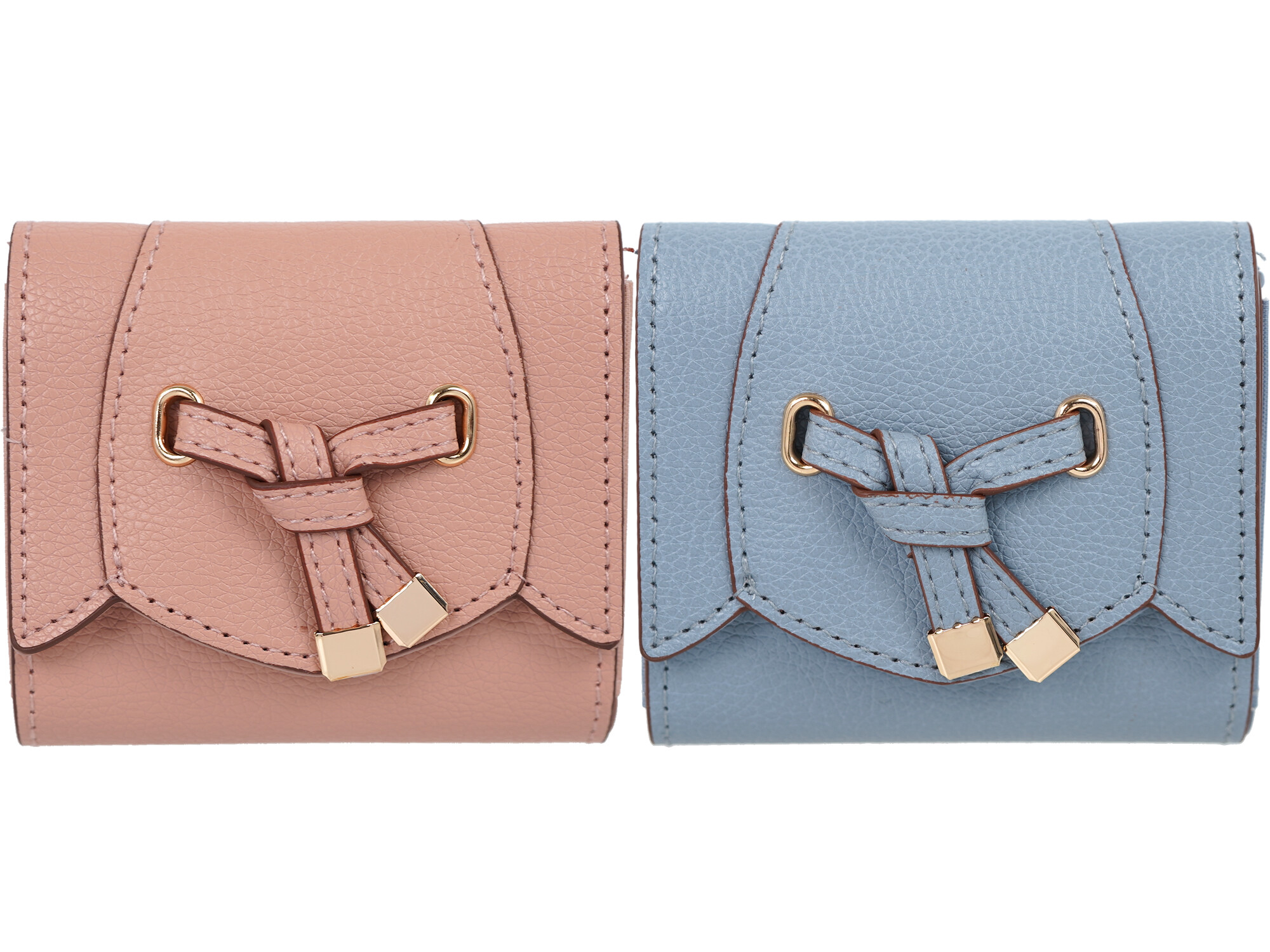 VIS フラワーカット財布ミニ 全2種