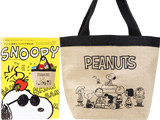 SNOOPY ジュート素材トートバッグBOOK