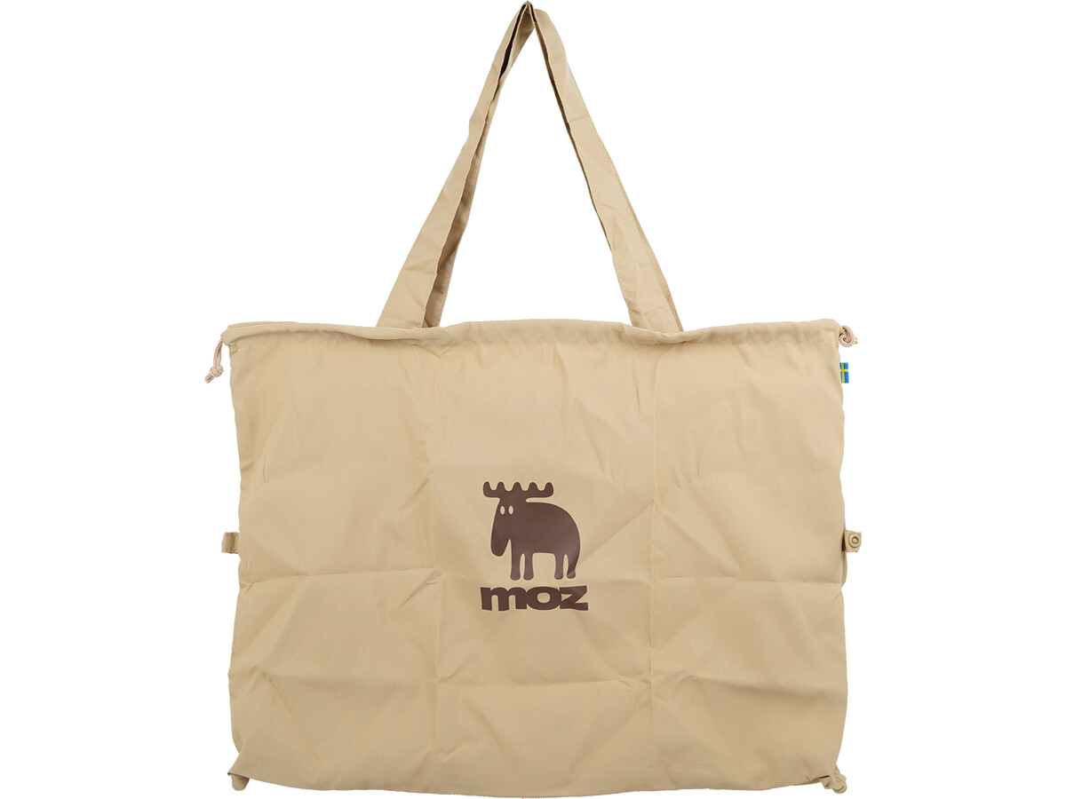 moz 折りたためる 3WAY エコトートバッグ BOOK BEIGE ver.