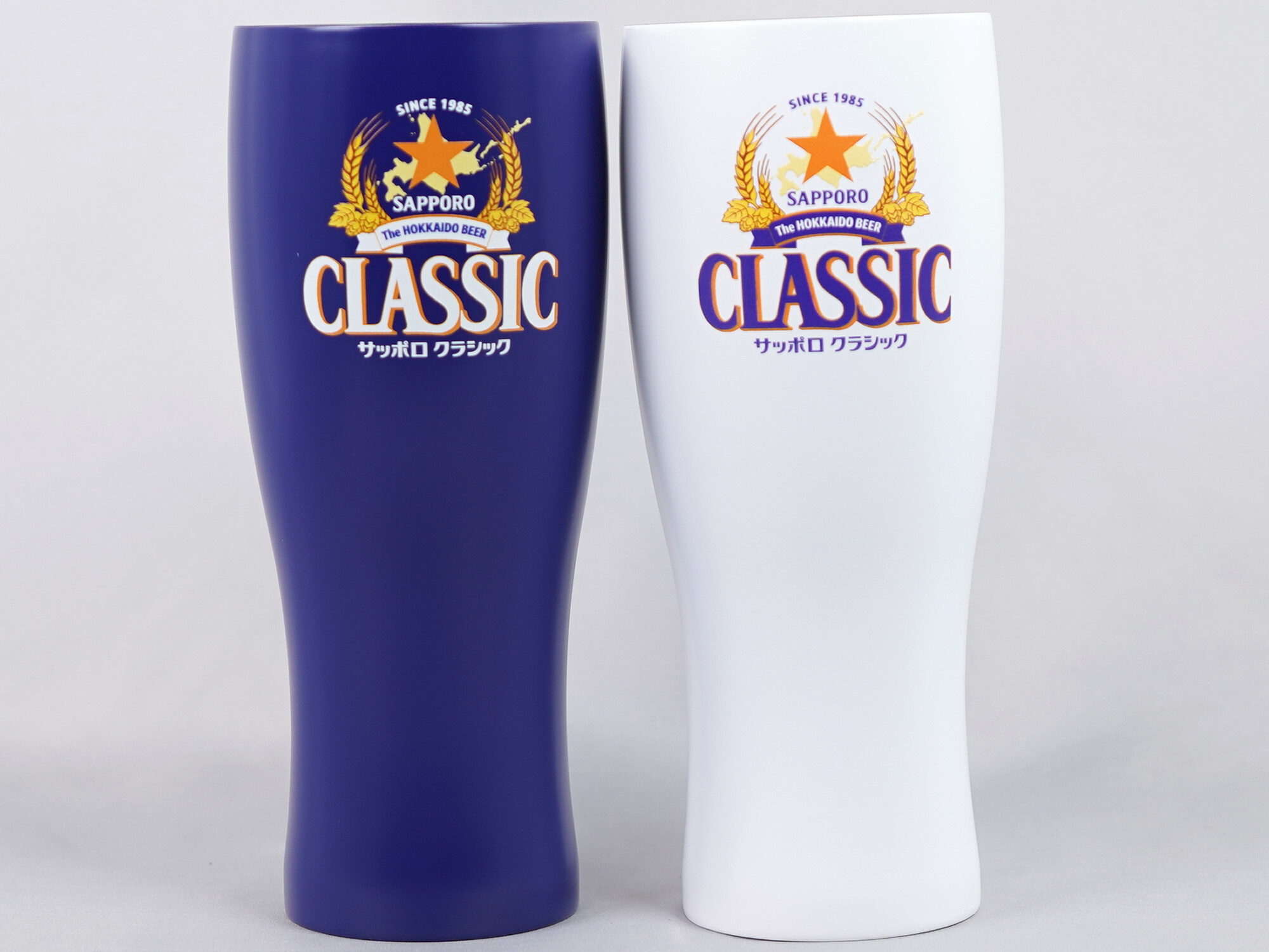 サッポロ クラシック 真空断熱タンブラーBOOK BLUE/WHITE
