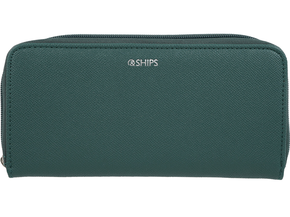 SHIPSカードもコインもたっぷり収納長財布BOOK【GREEN】 : き