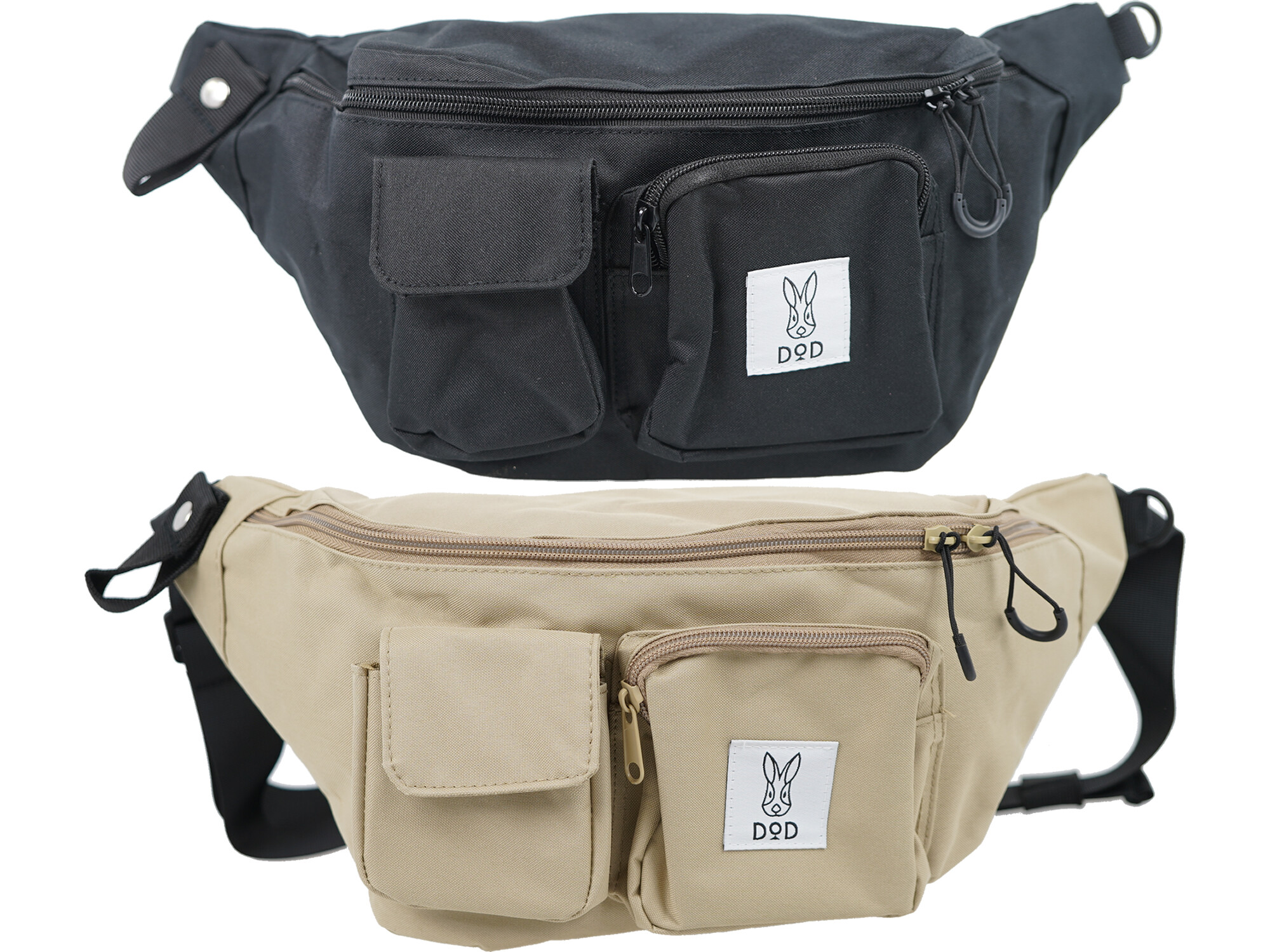 DOD 立体ポケット付き多機能ボディバッグBOOK 全2種